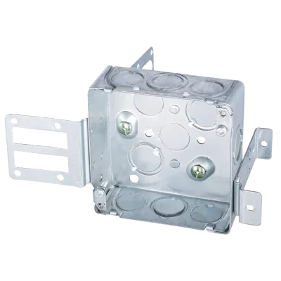 Square Shallow Junction Box With Bracket
