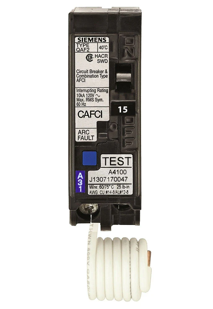 15 Amp Siemens Arc Fault Siemens